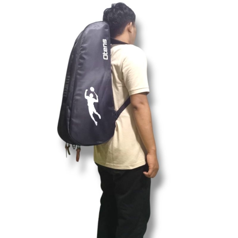 TAS RAKET BADMINTON RANSEL DOUBLE POCKET WATERPROOF