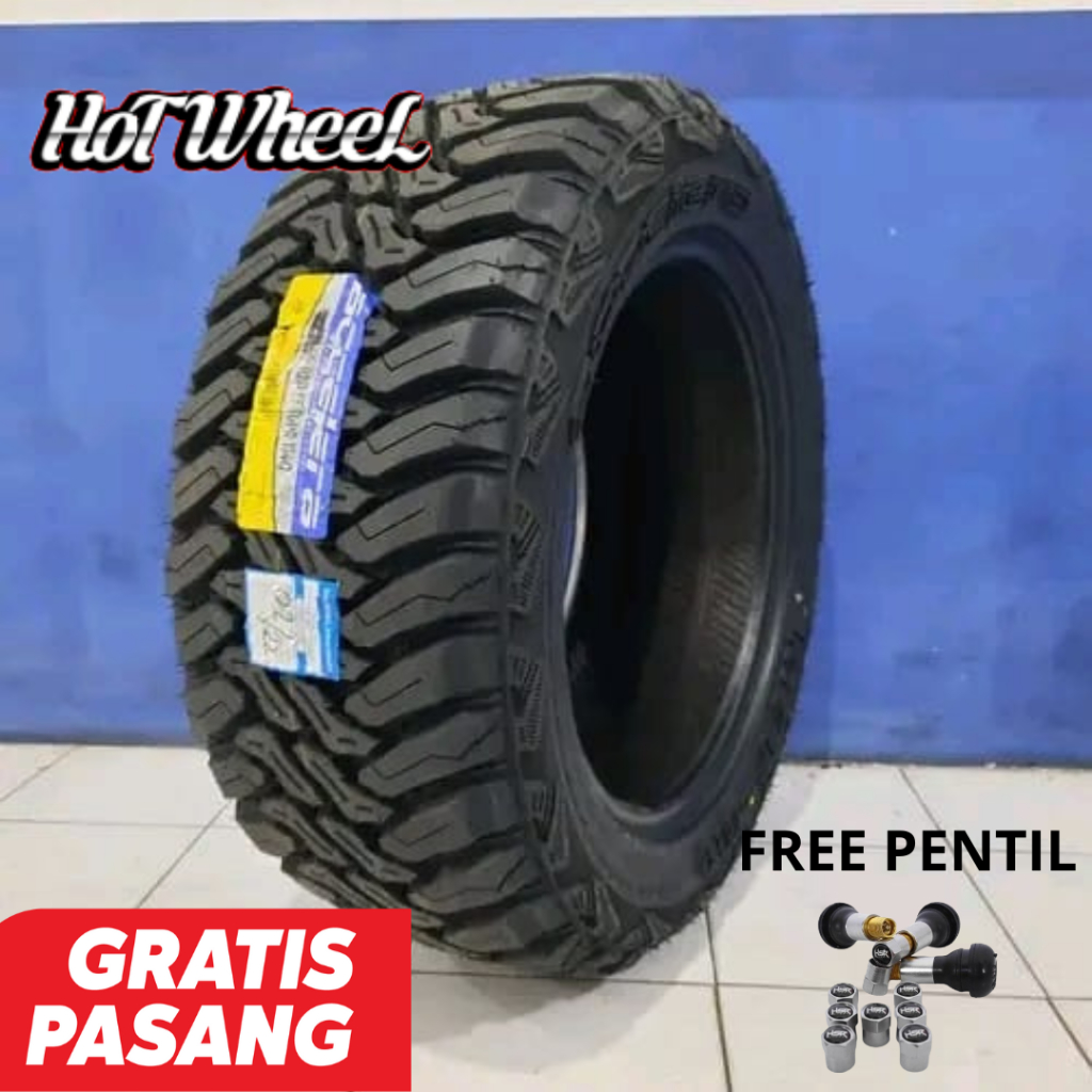 BAN MOBIL TUBELES OFFROAD RING 20 33 12,5 R20 MERK ACCELERA M/T-01 BAN MOBIL R20 BERKUALITAS