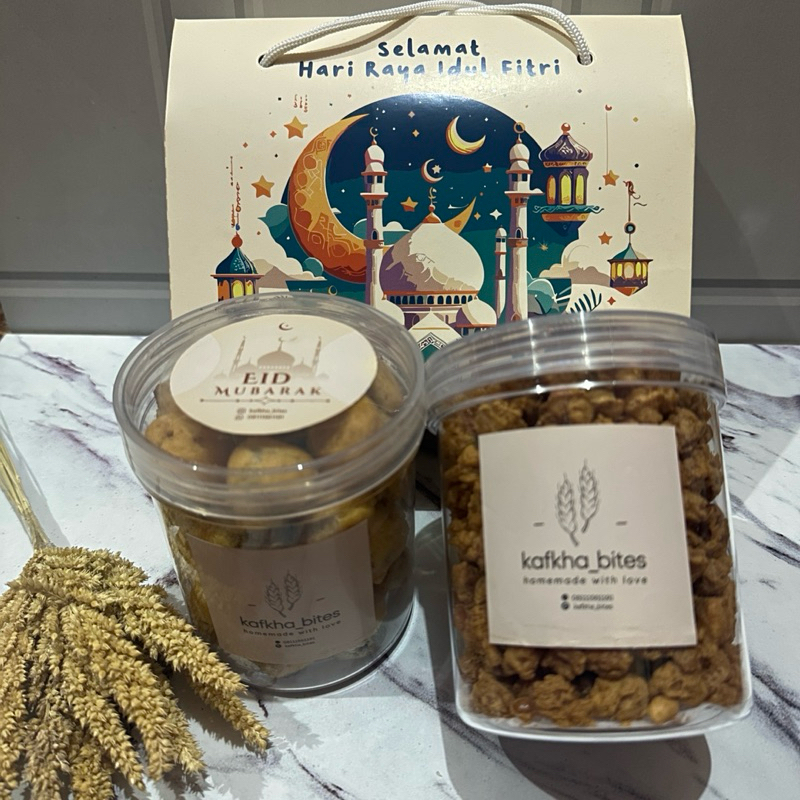 

Paket Hampers Lebaran Murah Ekonomis Isi 2 Toples 600 ML