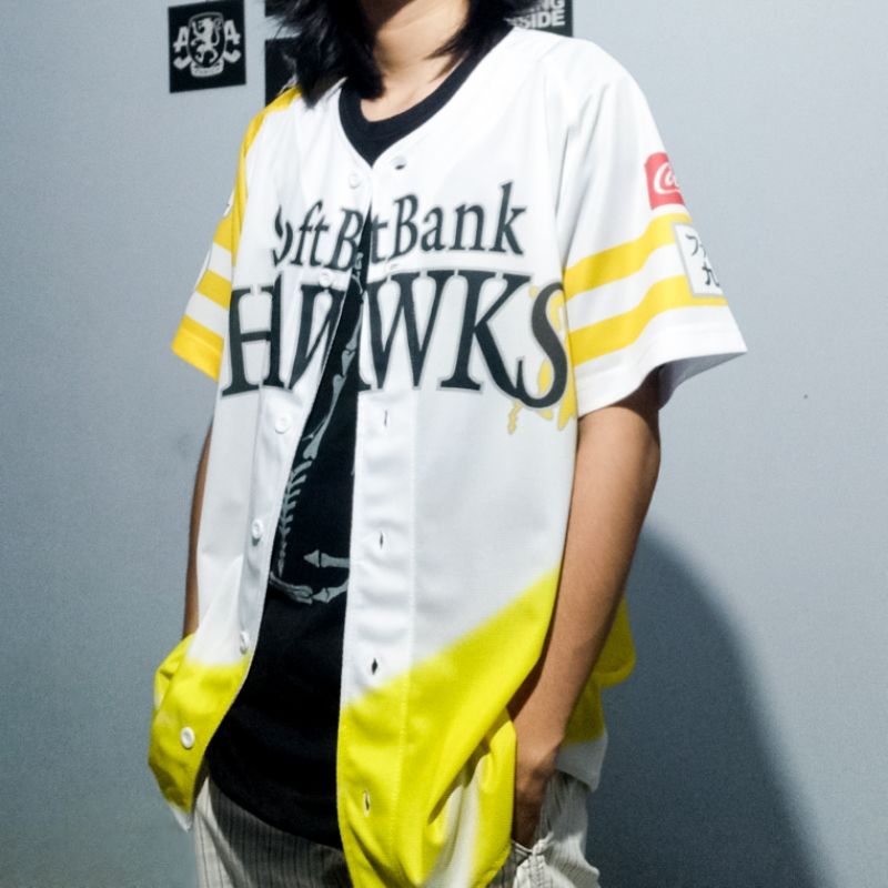 Jersey Baseball Fukuoka SoftBank Hawks, Size L