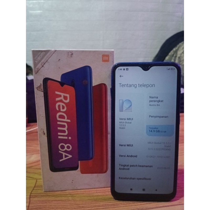 hp redmi 8a second ram 2/32 gb