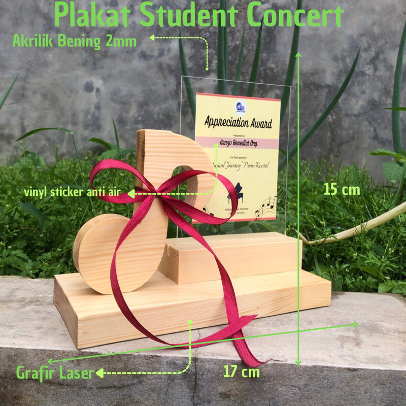 Not Balok / Piala Nada Musik / Piala Musik / Piala Student Konser / Thropy Musik