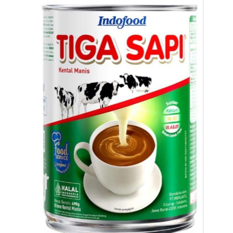 

Susu Tiga Sapi Kremer 490gr