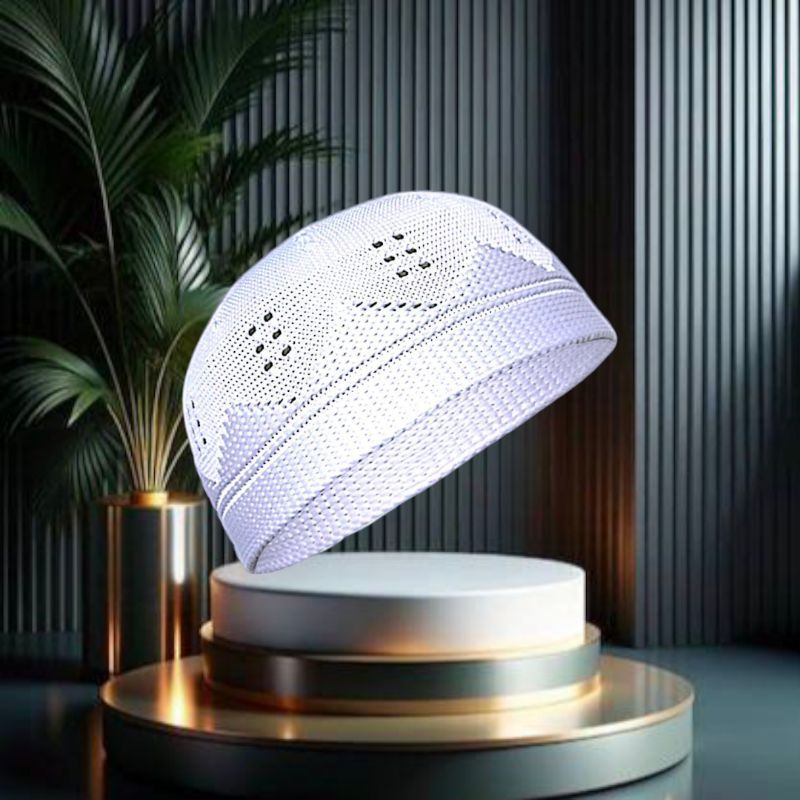 Peci Rajut Turkey Polos Dewasa Kopyah Haji Premium