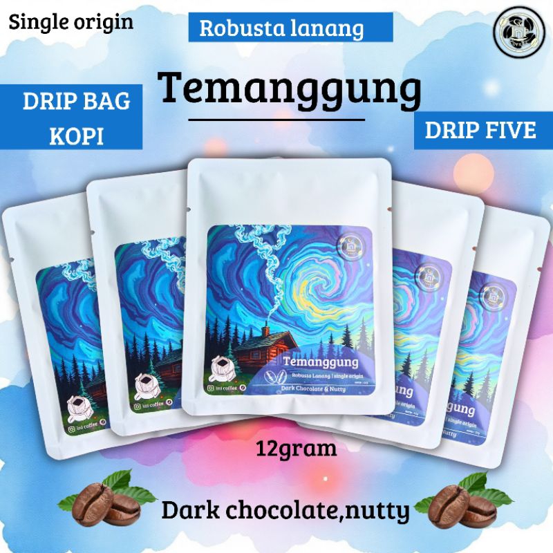 

robusta lanang TEMANGGUNG|coffe drip bag|single origin|kopi filter