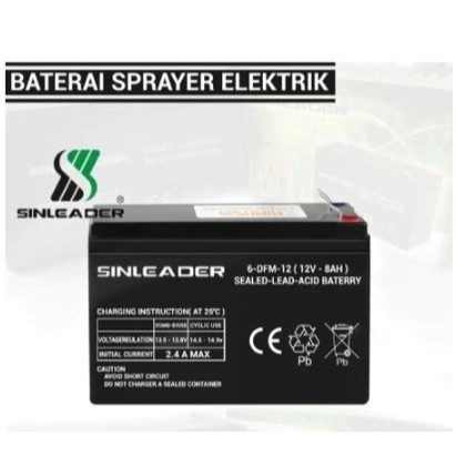 AKI SPRAYER ELEKTRIK SINLEADER 12V 10AH