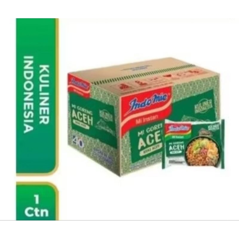 

Indomie Aceh Goreng Aceh 1 karton isi 40 pcs