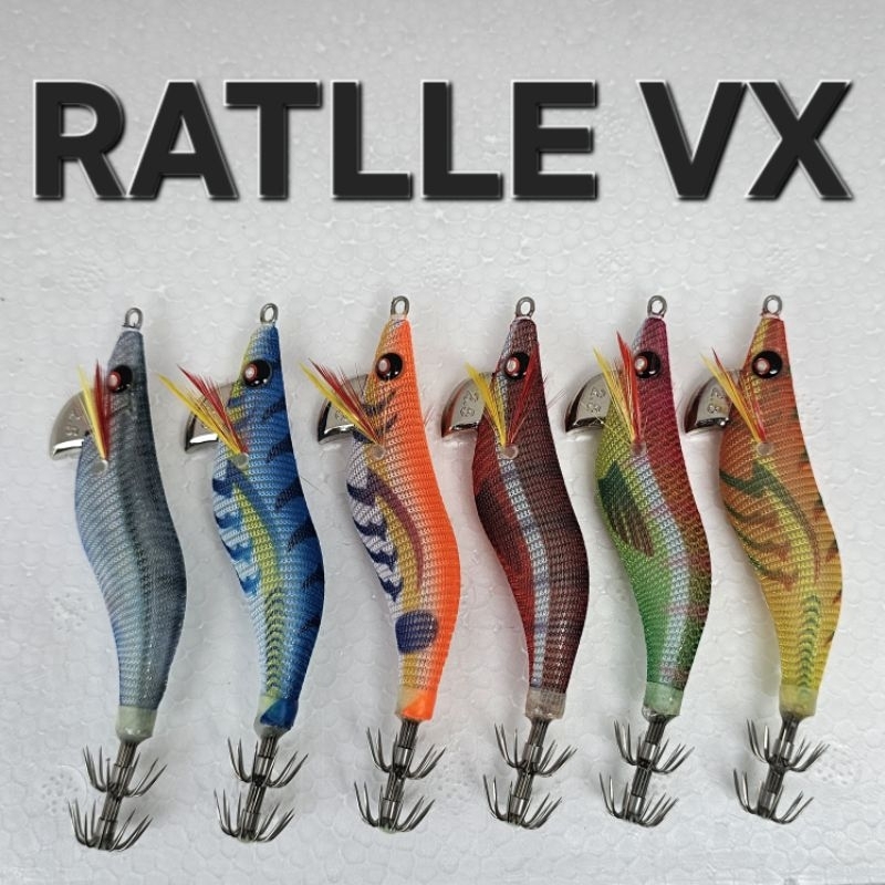 UMPAN CUMI EGI SQUID JIG RATTLE VX TERBARU 2.5
