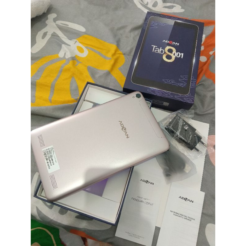 Tablet Advan 8001 Ram 3/32gb dual SIM 4G FULLSET NORMAL