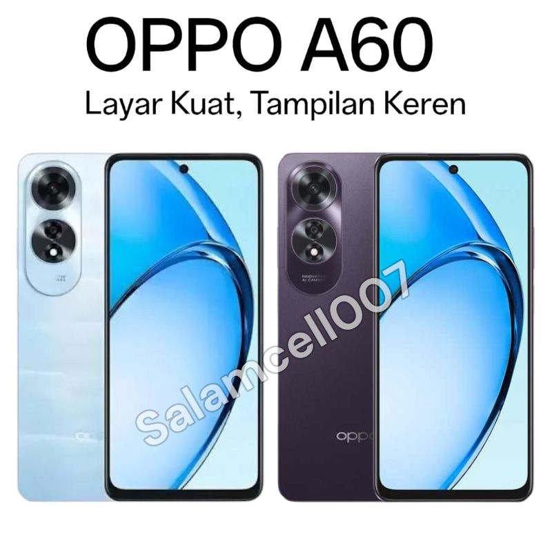 Oppo A60 NFC Ram 8+8/256GB Baterai 5000 mAh superVOOC 45W Original Garansi Resmi