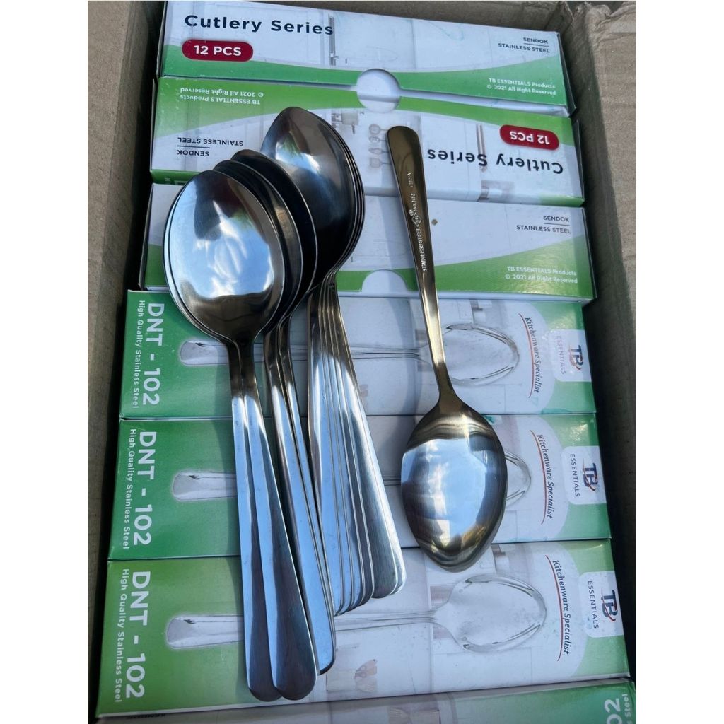 Sendok Makan Stainless Tebal DNT-102 isi 12 pcs