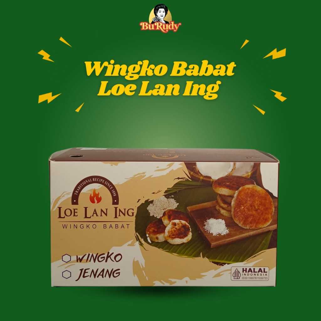 

Wingko Tradisional Premium Asli Babat Loe Lan Ing