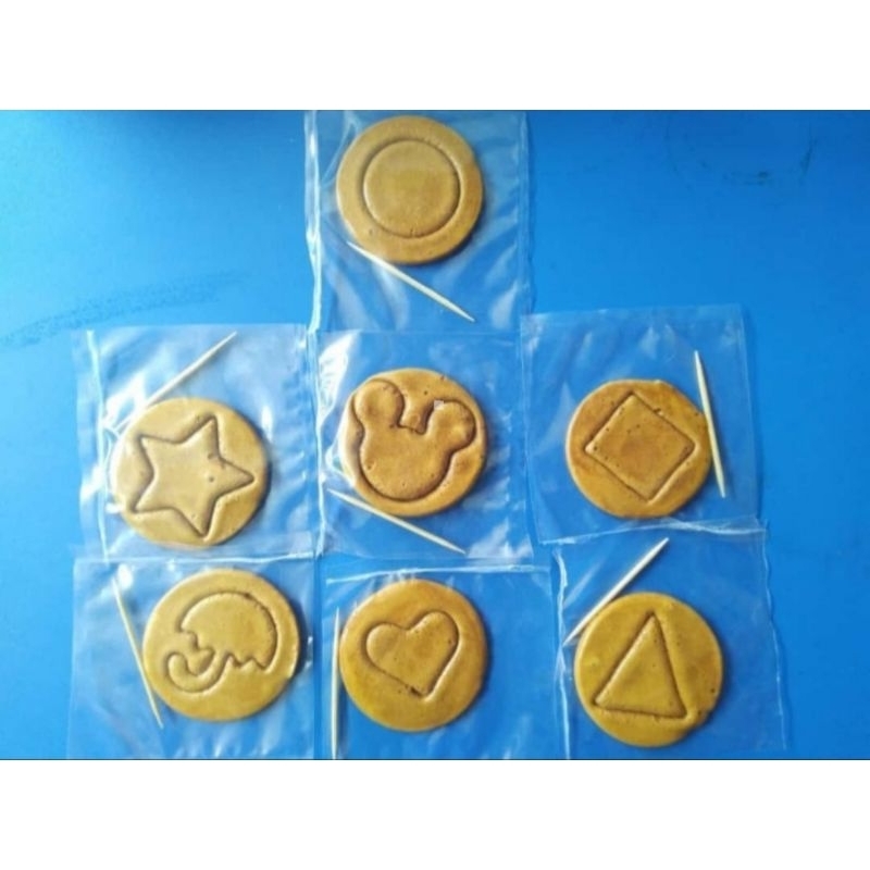 

Dalgona candy squid game isi 7pcs gratis 1pcs