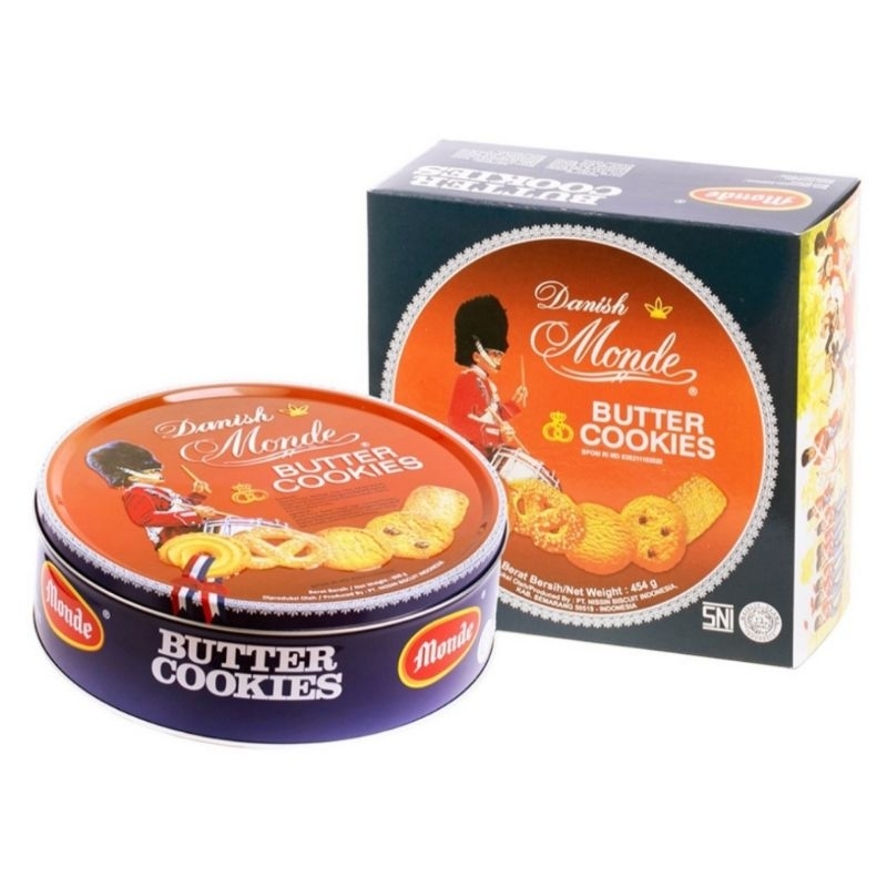 

Monde Danish Butter Cookies Biskuit Mentega Kemasan Kaleng 454 Gram Nyastore