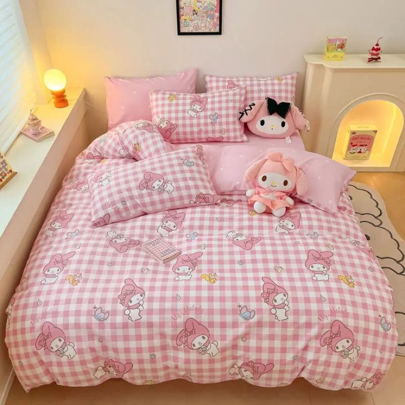 SPREI ONLY MOTIF MY MELODY (TANPA BEDCOVER) - BACA DESKRIPSI