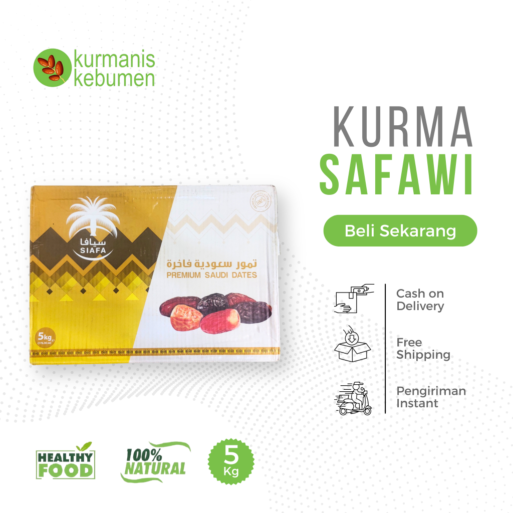 

Kurma Safawi Super Madinah Premium 5kg