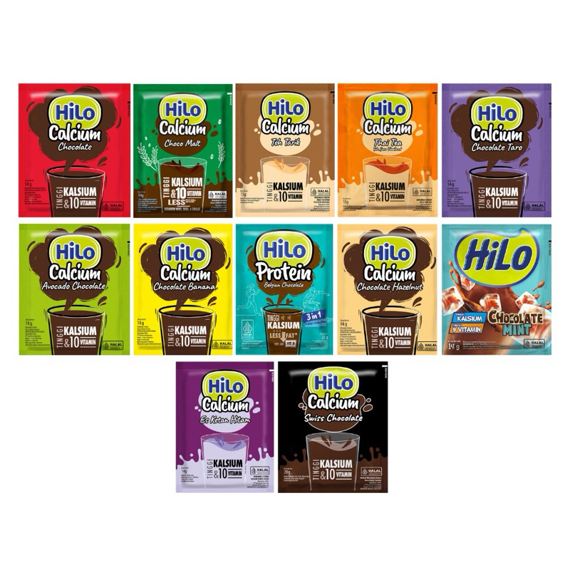 

HiLo Calcium Sachet Renceng 10 x 14g – Cokelat Susu Berenergi Tinggi Kalsium