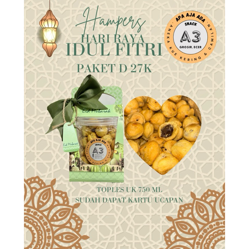 

Hampers lebaran idul fitri unik dan murah isi makanan