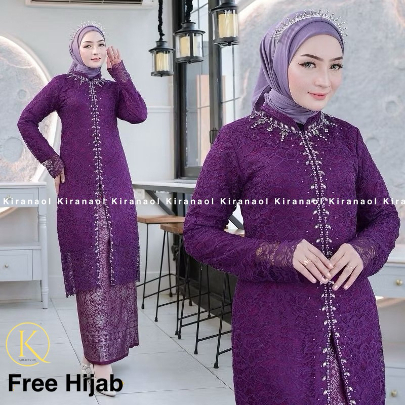(FREE HIJAB) KIRANA OL - KEBAYA PAYET MODERN - KEBAYA BUSUI MODERN - KEBAYA PESTA - KEBAYA MALAYSIA 