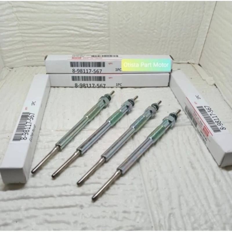 BUSI PEMANAS GLOW PLUG ISUZU NEW DMAX D-MAX D MAX NEW BARU 4JJ1