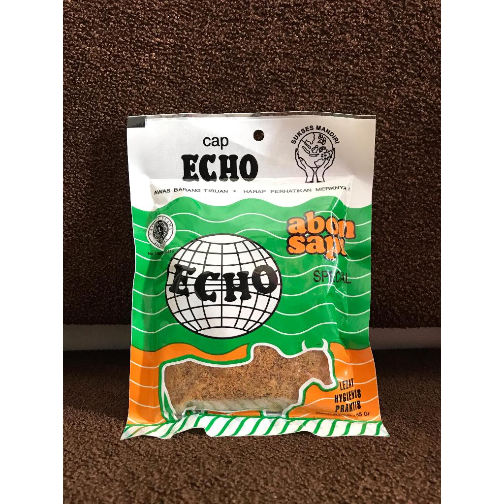 

Abon Sapi Cap ECHO Hijau 65 gram Kemasan Ziplock