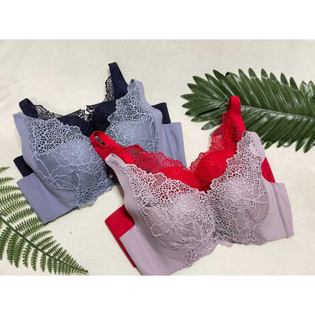 BRA / BH KAWAT REMAJA BROKAT BUSA TEBAL #2931 2 PENGAIT FASHION