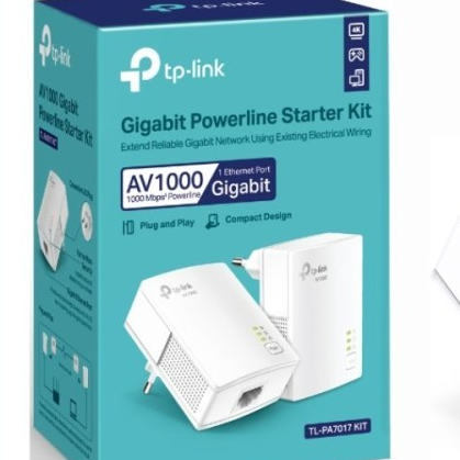 Powerline Starter Kit TP-LINK TL-PA7017 AV1000 Gigabit - TPLink PA7017