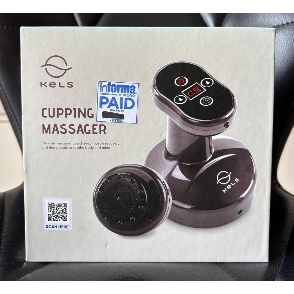 KELS EVY ALAT PIJAT KERIK/BEKAM ELEKTRIK EVY CUPPING MASSAGER GREY Original preloved