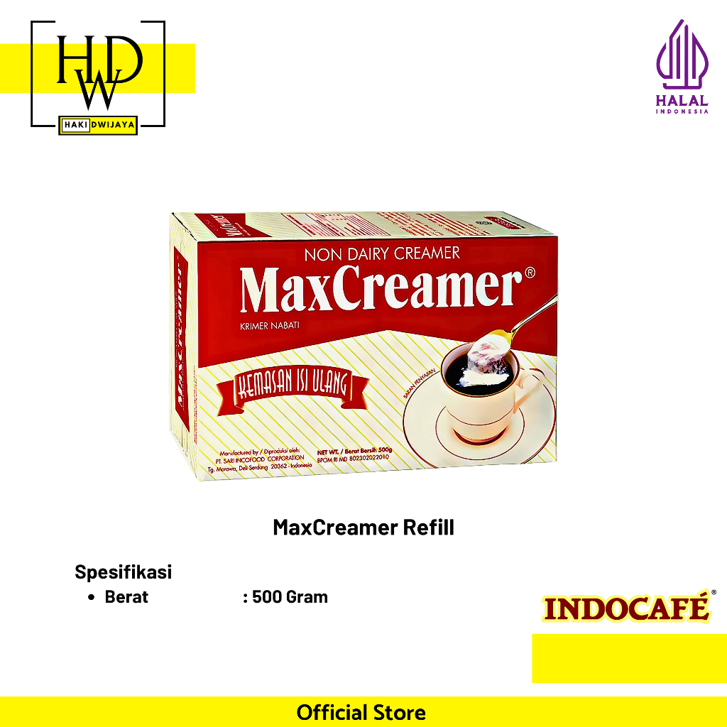 

[500 Gr] Max Creamer / Krimer Nabati Non Dairy Refill