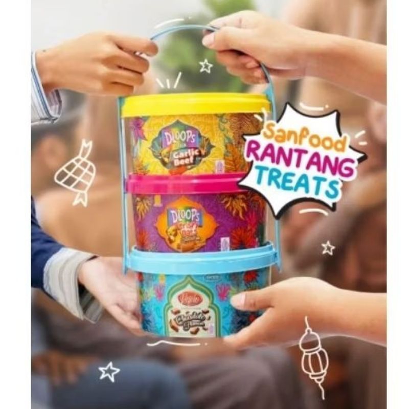 

Hampers Snack D'loops Rantang isi 3 edisi lebaran - parcel lebaran