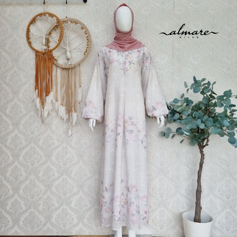 Gamis Jumbo Motif Pink