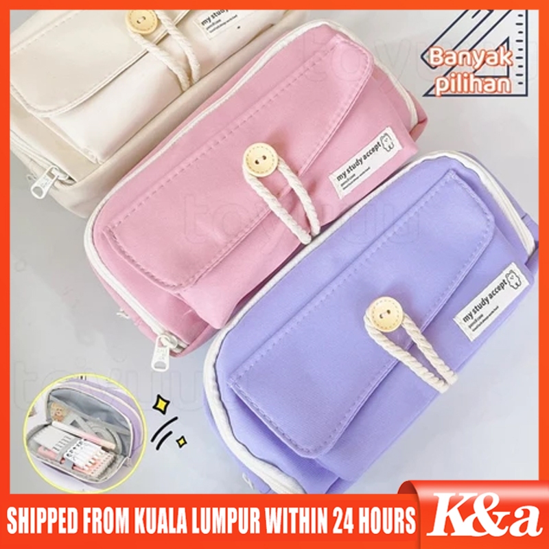 

Pencil Cases Large Capacity Pencil Bag Pouch Holder Box for Girls Office Student Stationery Organizer School Supplies