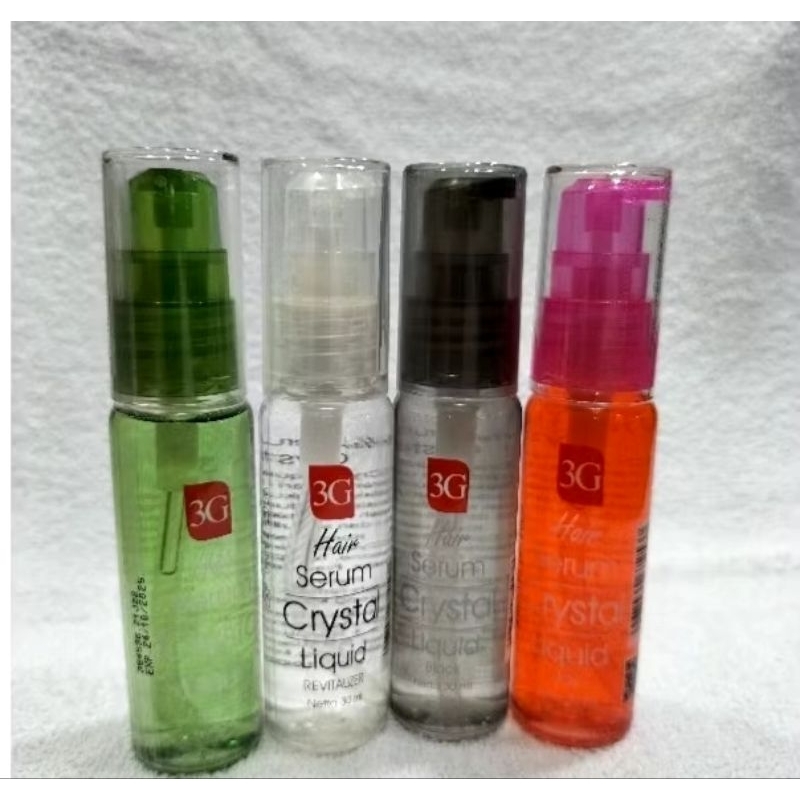 (30ml) 3G Hair Serum Crystal Liquid Vitamin Rambut