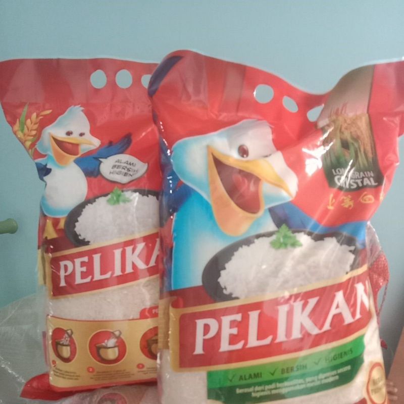 

Beras pelikan 5kg (2pcs)