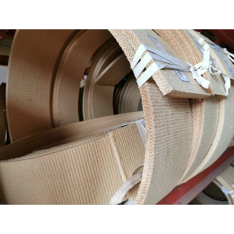 kampas rem non asbestos 10mm x 100mm x 1mtr ( brake lining woven non asbestos )