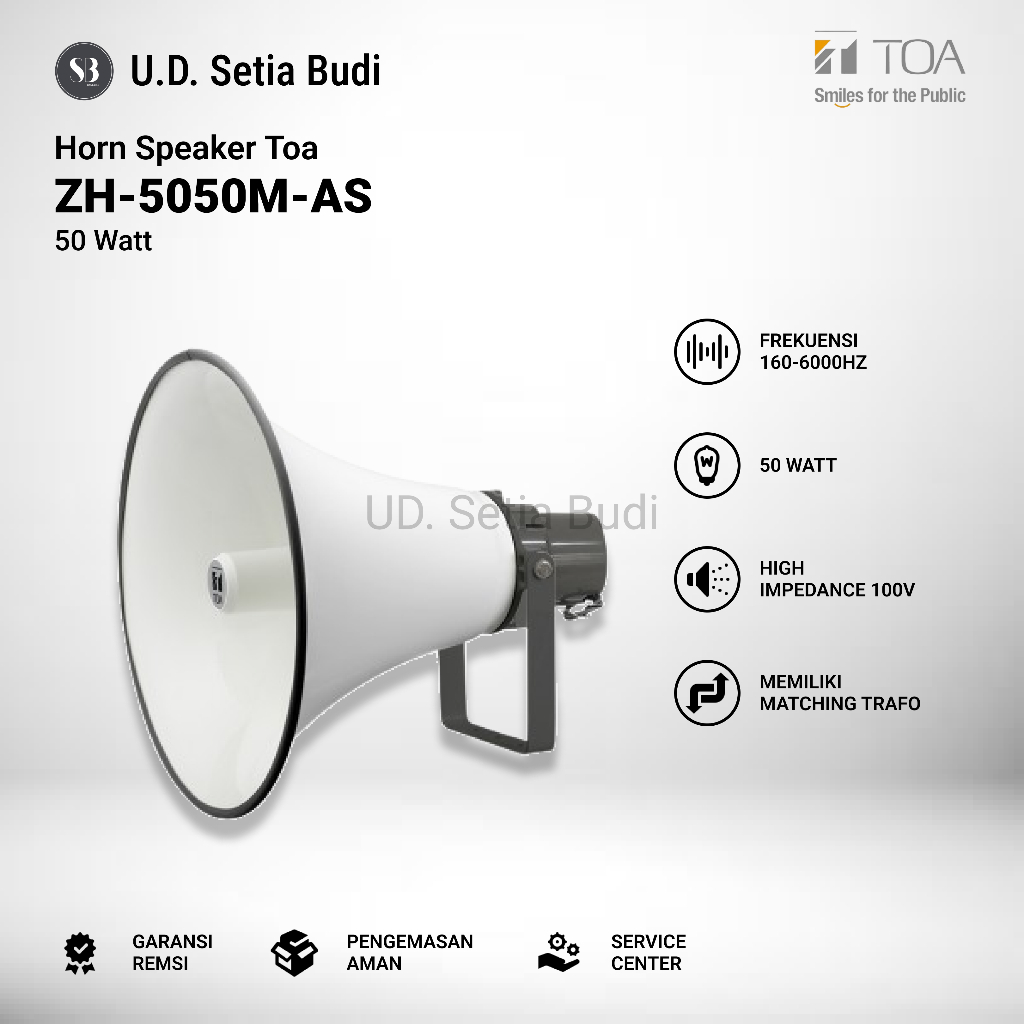 TOA Horn Speaker ZH-5050M Speaker Corong 50 Watt Packing kayu