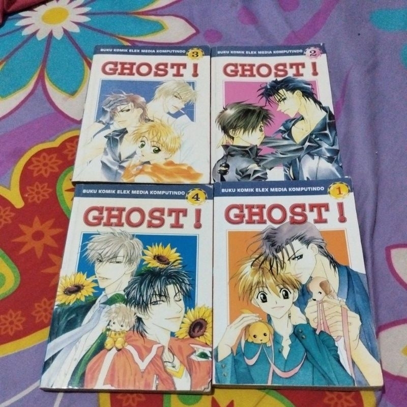 Komik ghost cabutan nomor 1 dann set 1-4  / shuri shiozu / shonen ai yaoi bl manga