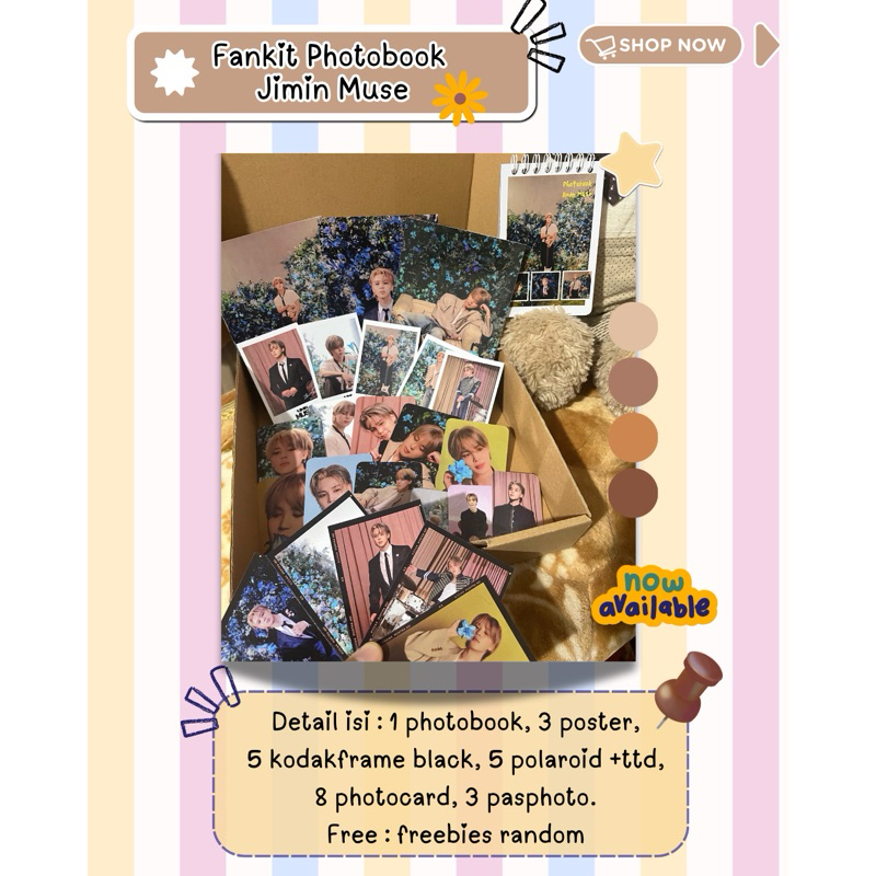 Paket photobook jin comeback/ paket photobook jimin muse/ paket photobook jin magazine/ bisa cod