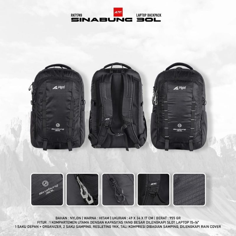 TAS RANSEL REI SINABUNG 30L