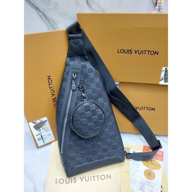 TAS SELEMPANG BODYBAG PRIA LV1876 MIRROR BRANDED IMPORT