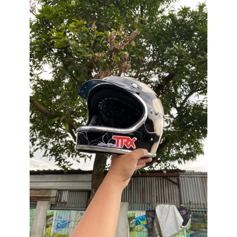 Helm Honda TRX Black Line Custom