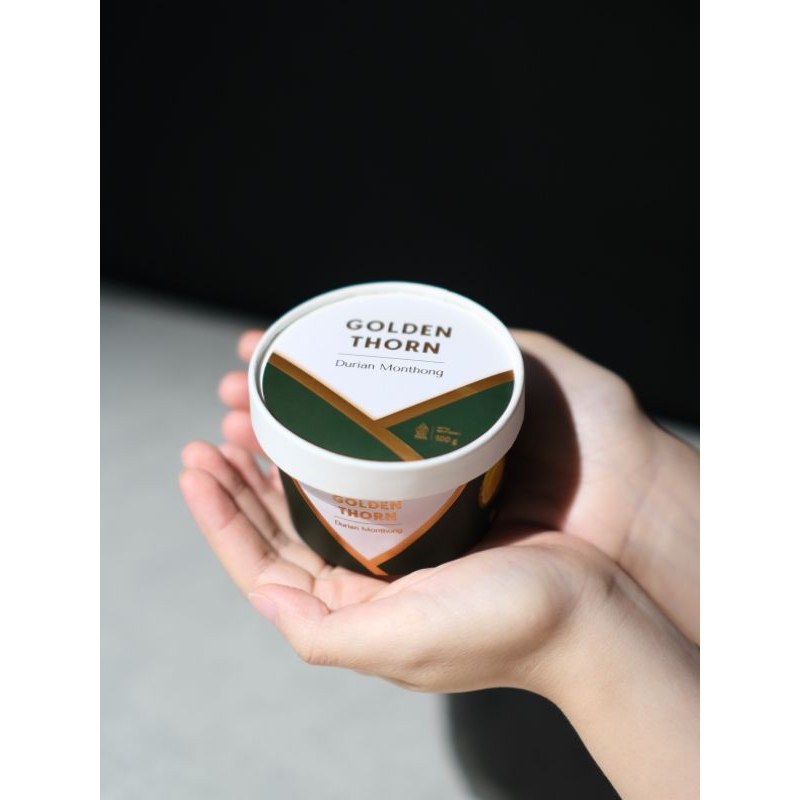

Es krim Durian, Ice Cream Durian, GOLDEN THORN Montong Gelato