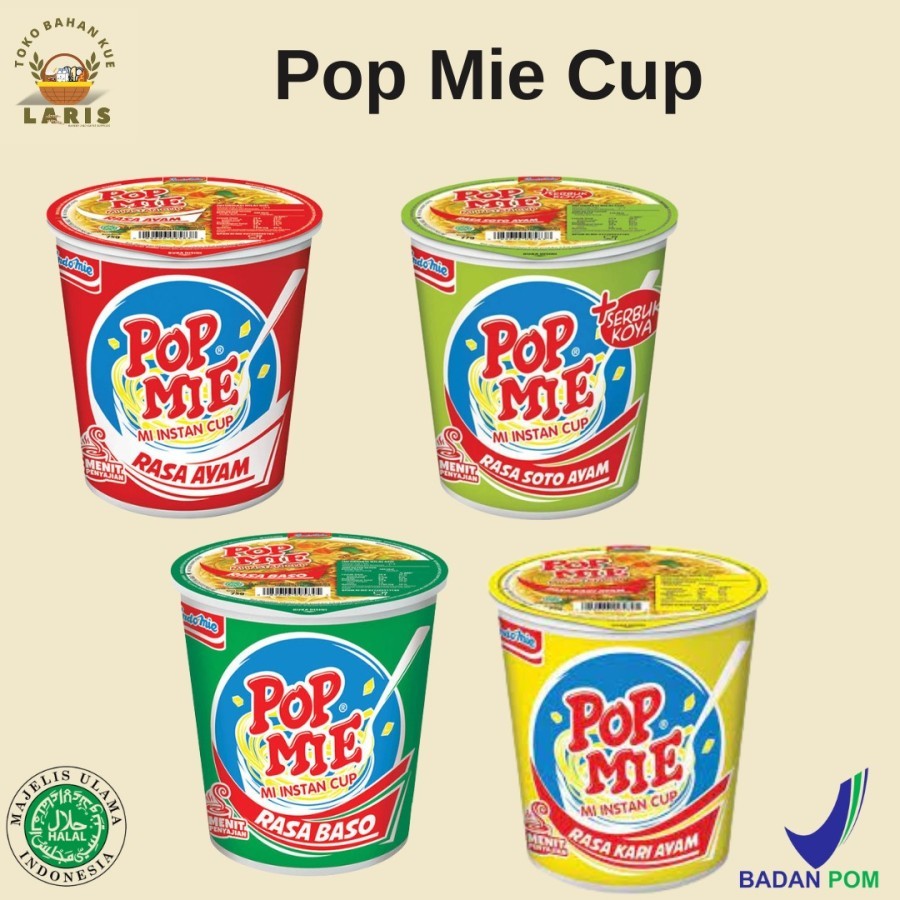 

POP MIE CUP KEMASAN 75 GRAM