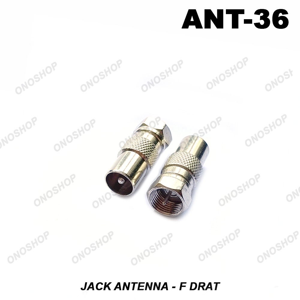 Jack Antenna To F Drat ( Jack Antenna Male To Connector F Male )