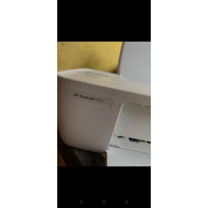 PRINTER HP DESKJET 1112 SECOND