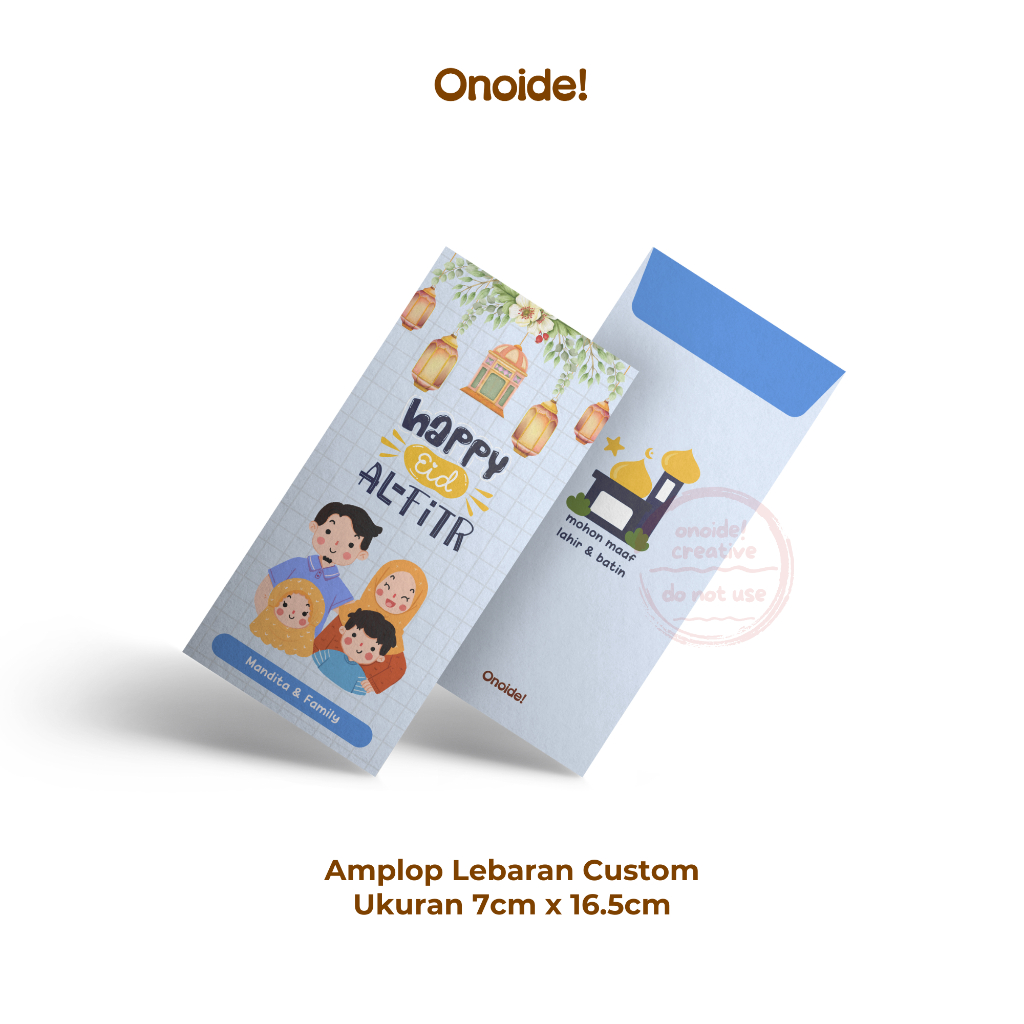 

Onoide! - Amplop Angpao THR Lebaran Lucu Unik Custom 11 Isi 5pcs Ukuran 7cm x 16.5cm