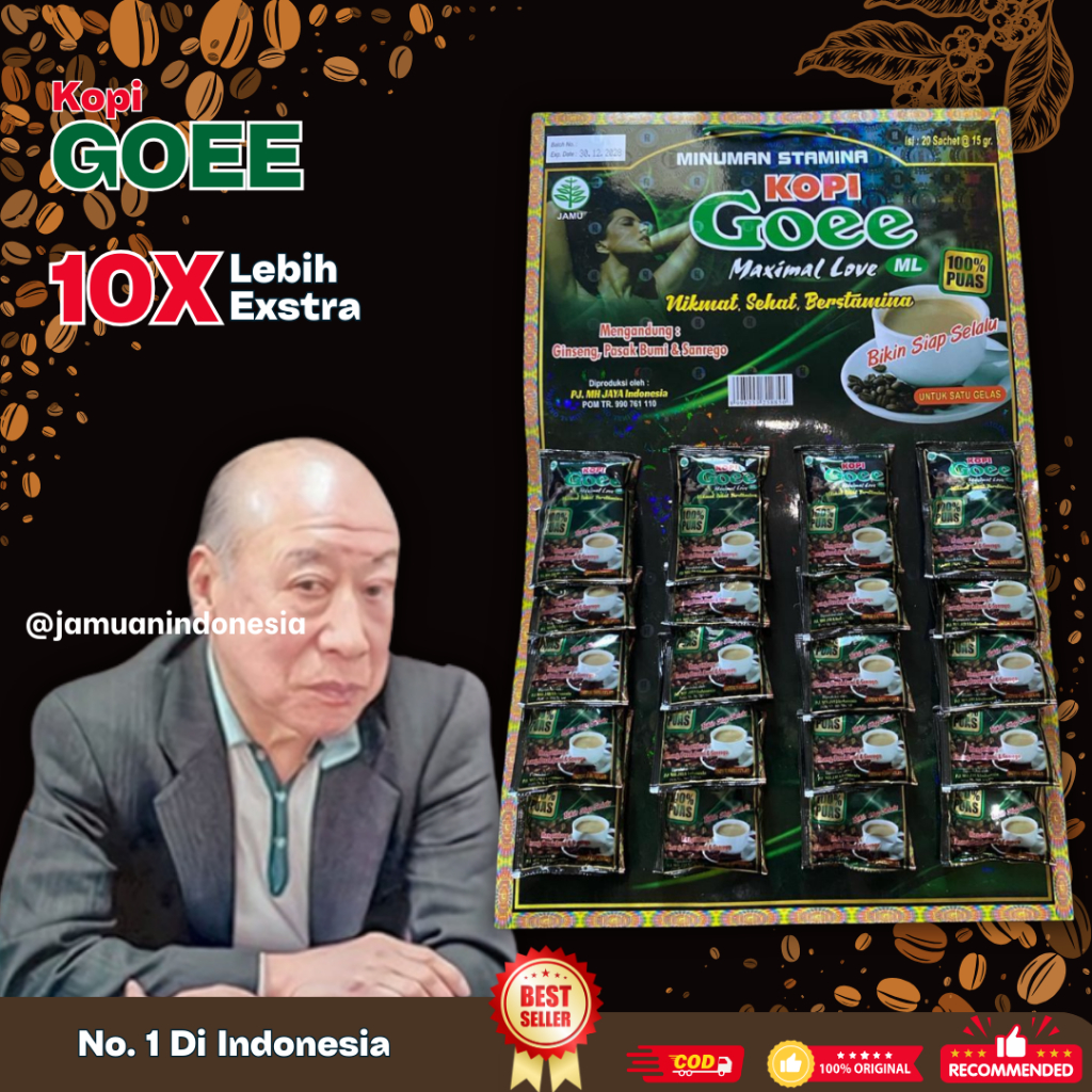 

Kopi Goee Papan 20 Sachet Original