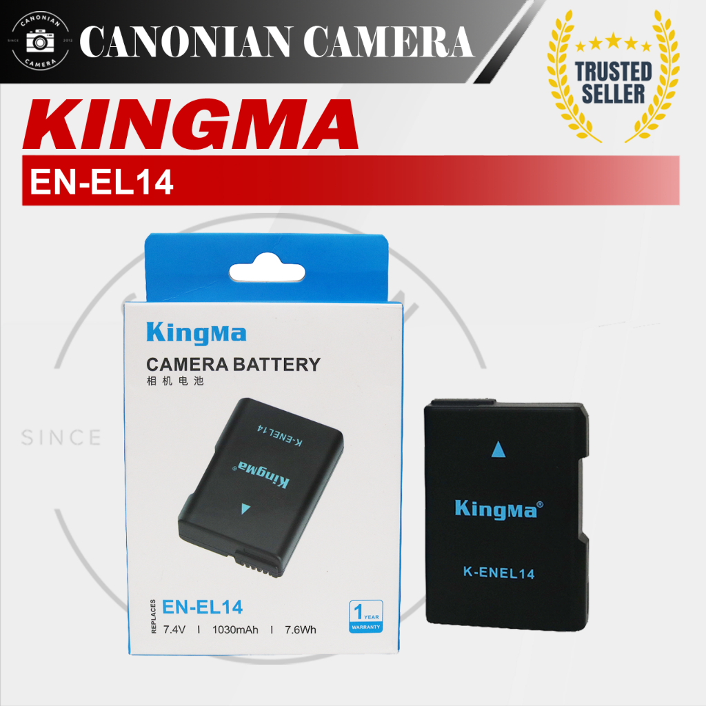 Baterai Kingma EN-EL14 For Nikon D5100-D5500 D3100-D3300 DLL
