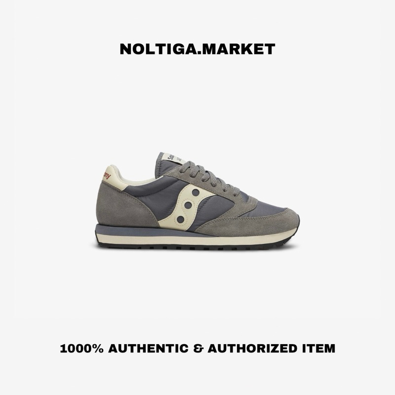 SAUCONY JAZZ GREY OFF WHITE ORIGINAL RESMI