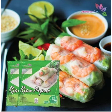 

RICE PAPER BULAT isi 10 & 20,50 lembar